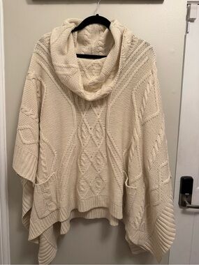 BCBG Maxazria Poncho Taupe